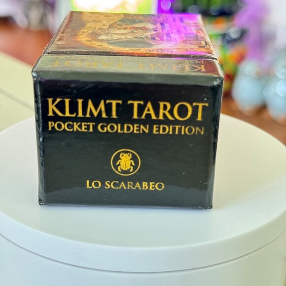Klimt Tarot Pocket Golden Edition – 78 Card Deck – Mini Tarot - Picture 3 of 5